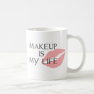 Mug le maquillage est mes baisers de la vie