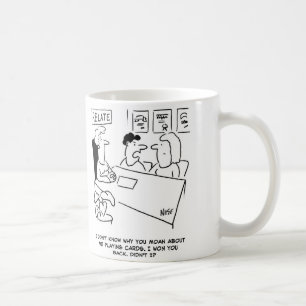 Mug Le mari a gagné sa femme en jouant aux cartes