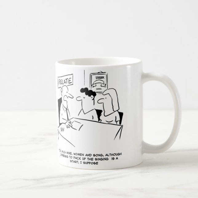 Mug Le mari offre d'abandonner le chant (Droite)