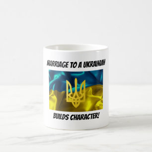 Mug Le mariage à un Ukrainien établit le caractère