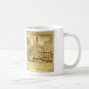 Mug Le massacre de Boston par Paul Revere