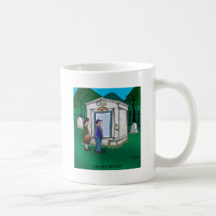 Mug Le mausolée d'Otis Elevator n'a qu'un bouton de ha