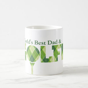 Mug Le meilleur amusement du papa et du golfeur du