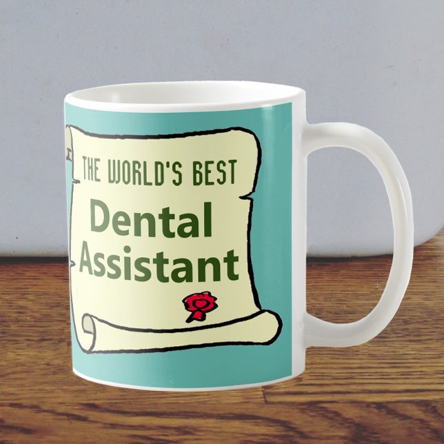 Mug Le meilleur assistant dentaire au monde. (Créateur téléchargé)