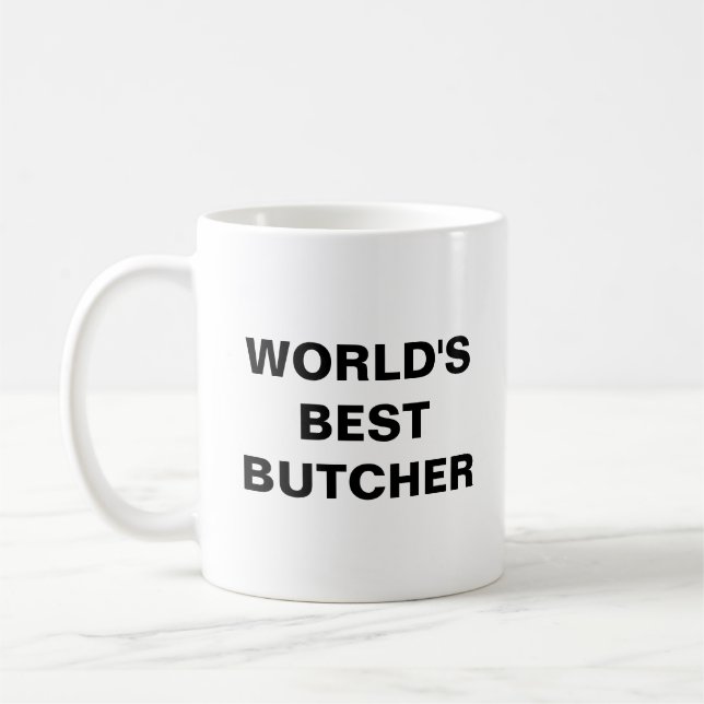 Mug Le meilleur boucher du monde (Gauche)