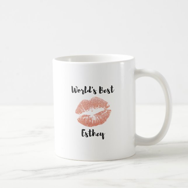 Mug Le meilleur cadeau 6 de l'Esthetician du monde (Droite)