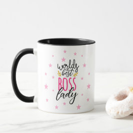 Mug Le meilleur cadeau de dame café de patron des
