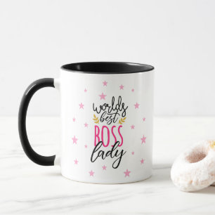 Mug Le meilleur cadeau de dame café de patron des