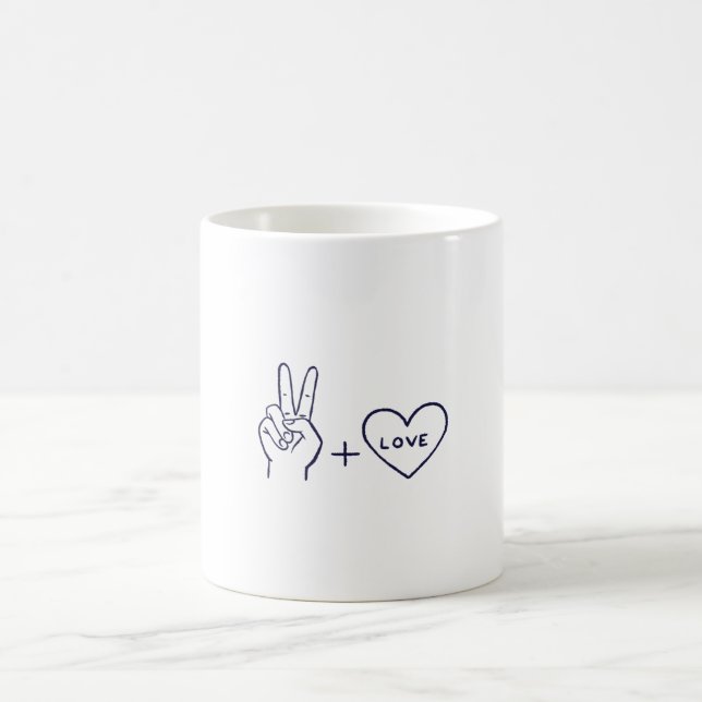 Mug Le meilleur cadeau de paix et d'amour (Centre)