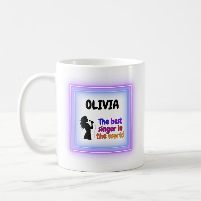 Mug Le meilleur chanteur du monde (Gauche)