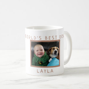 Mug Le meilleur chien du monde personnalisé avec la