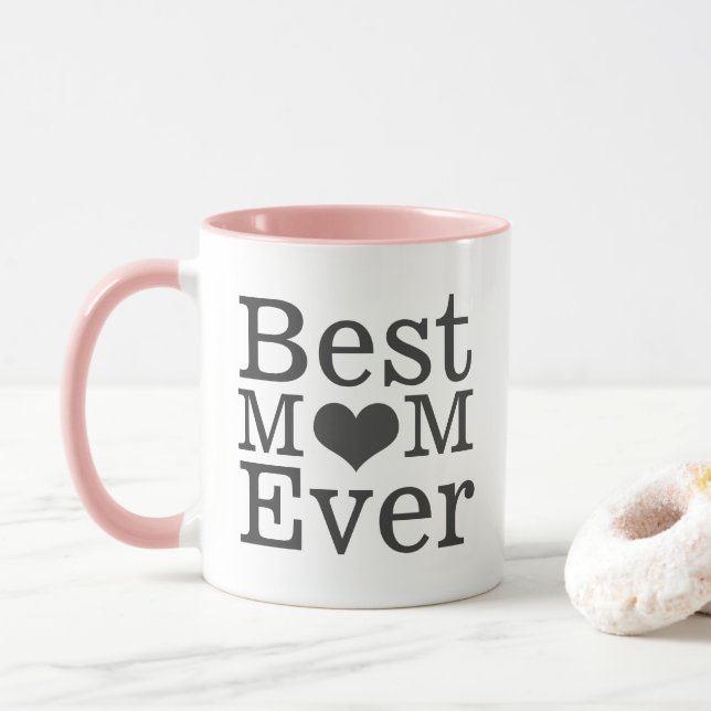 Mug Le meilleur coeur de maman jamais (Avec donut)