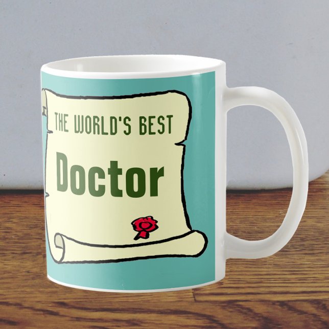 Mug Le meilleur docteur du monde. (Créateur téléchargé)