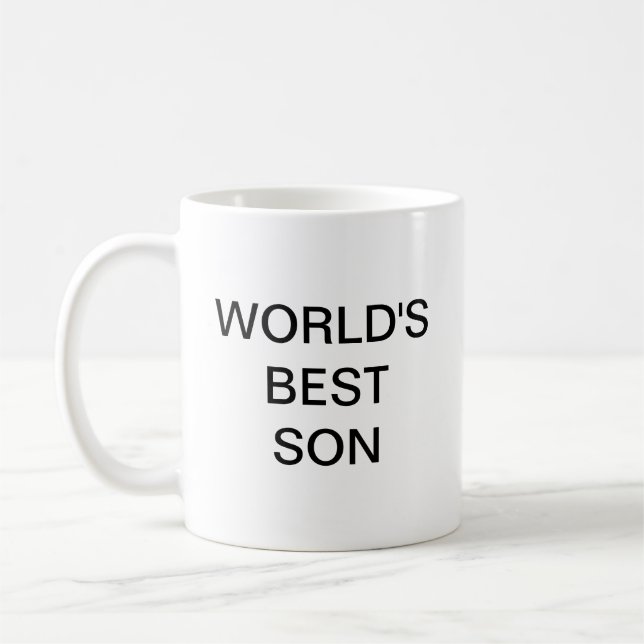 Mug Le meilleur fils du monde (Gauche)
