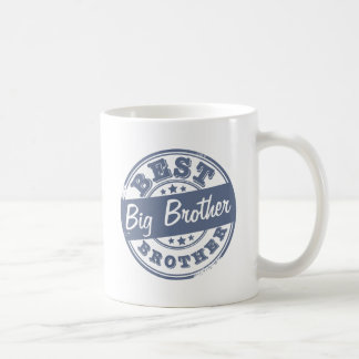 Mug Le meilleur frère - effet de tampon en caoutchouc