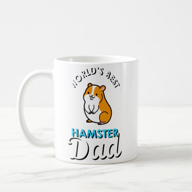 Mug Le Meilleur Hamster Papa (Gauche)