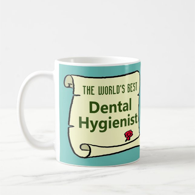 Mug Le meilleur hygiéniste dentaire au monde. (Gauche)