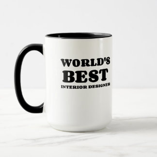 MUG LE MEILLEUR INTÉRIEUR CONCEPTEUR DU MONDE