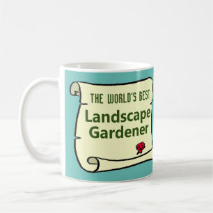Mug Le meilleur jardinier paysager au monde.