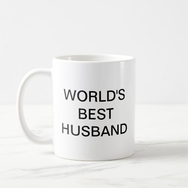 Mug Le meilleur MARI du monde (Gauche)
