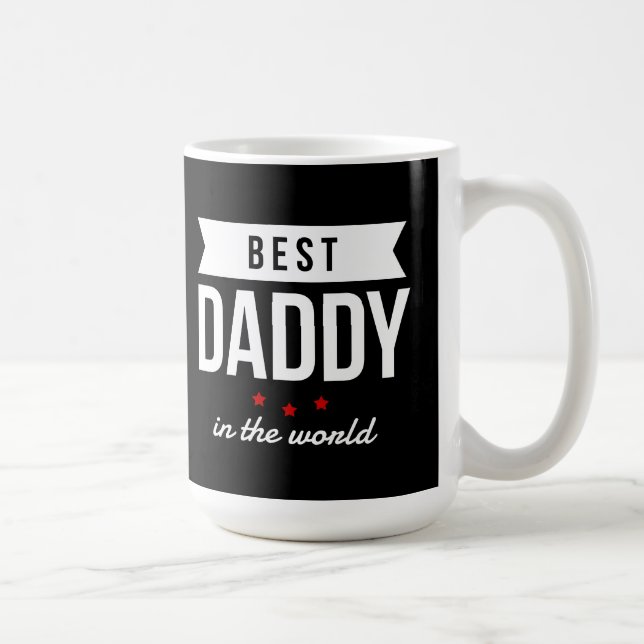 Mug Le meilleur papa dans l'anniversaire de père de (Droite)