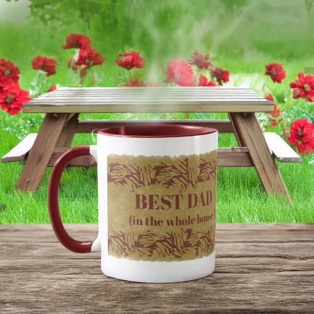Mug Le meilleur papa dans toute la maison (Créateur téléchargé)