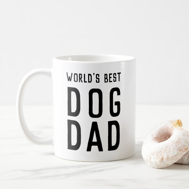 Mug Le meilleur papa de chien du monde (Avec donut)