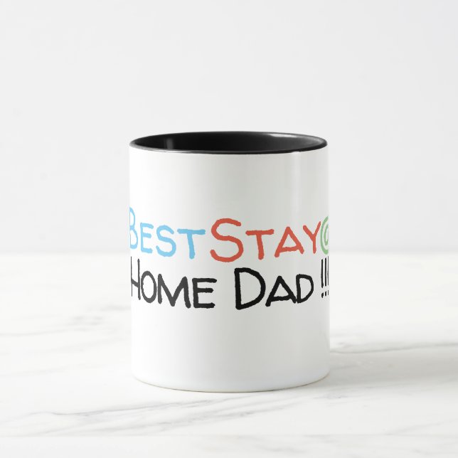 Mug Le meilleur papa de séjour à la maison (Centre)