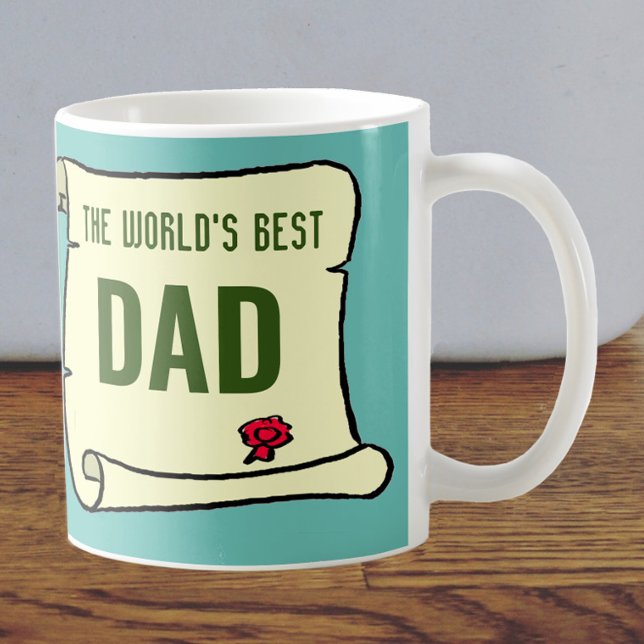 Mug Le meilleur papa du monde. (Créateur téléchargé)