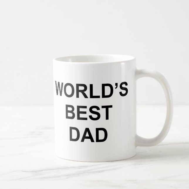 Mug Le meilleur papa du monde (Droite)