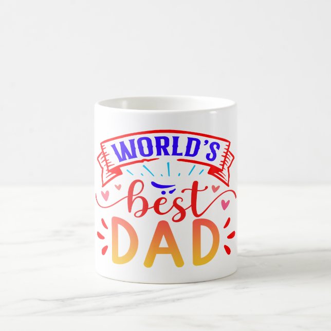 Mug Le meilleur papa du monde (Centre)