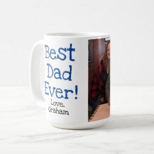 Mug le meilleur papa jamais avec l'image