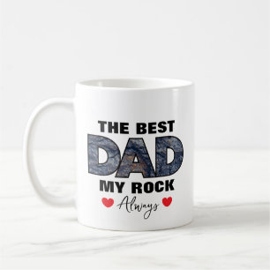 Mug "Le meilleur papa mon rock toujours" Graphique