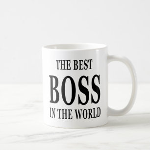 Mug Le meilleur patron dans patron du monde drôle du