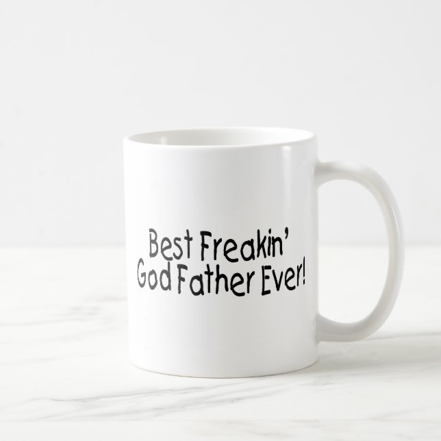 Mug Le meilleur père de Dieu de Freakin jamais (Droite)