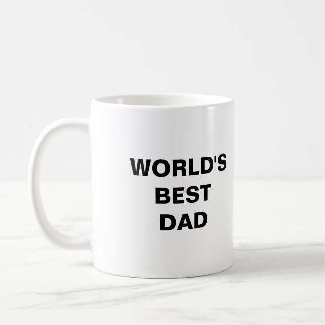 Mug Le meilleur père du monde (Gauche)