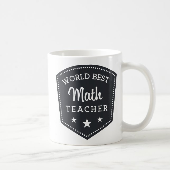 Mug Le meilleur professeur de maths de professeur de (Droite)