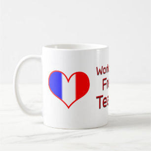 Mug Le meilleur professeur français du monde avec le