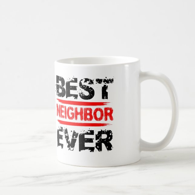 Mug Le meilleur rouge toujours grunge 01 de noir de (Droite)