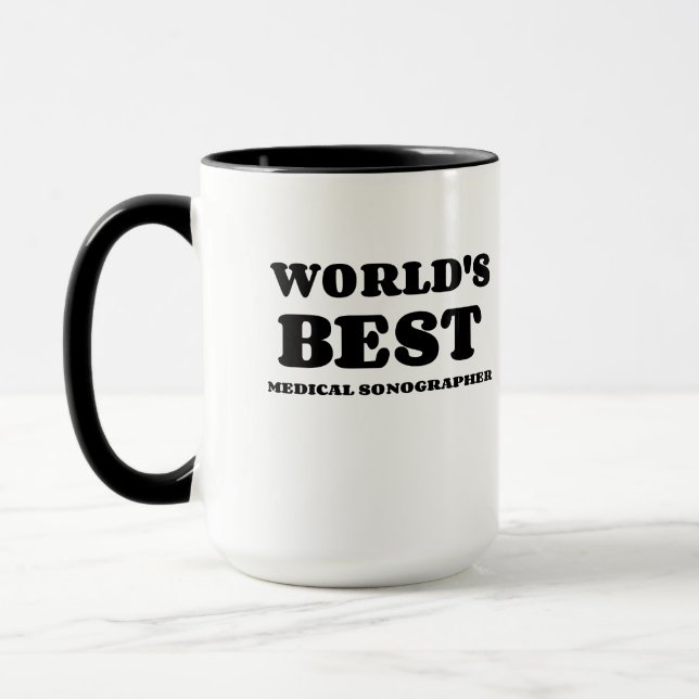 MUG LE MEILLEUR SONOGRAPHE MÉDICALE DU MONDE (Gauche)