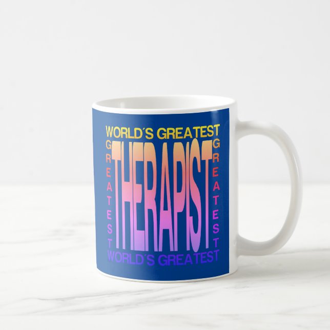 Mug Le meilleur thérapeute du monde (Droite)