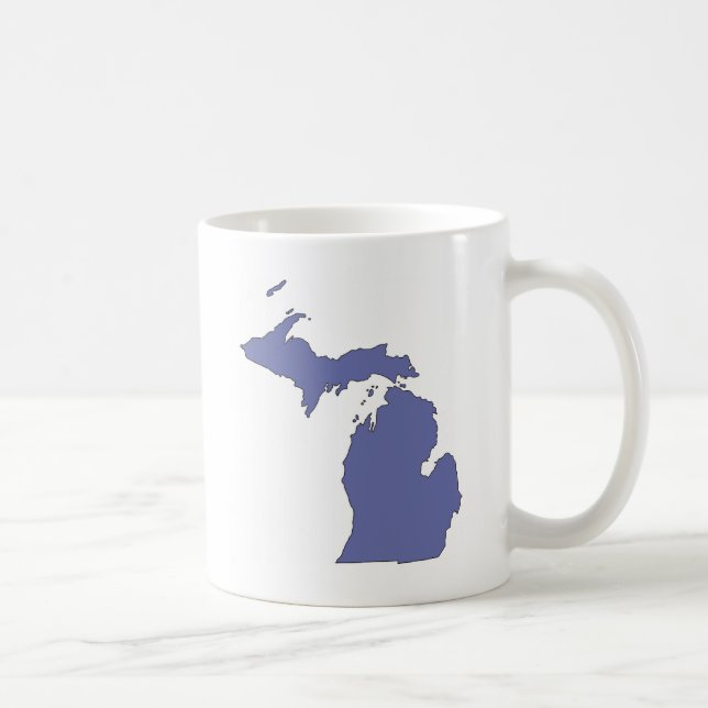 Mug Le Michigan : Un état BLEU (Droite)