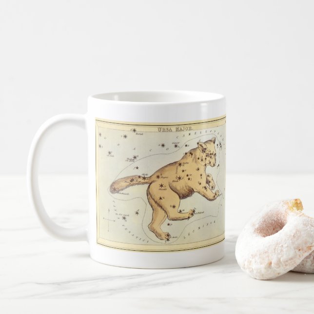 Mug Le miroir de l'Ukraine, la carte céleste de l'astr (Avec donut)
