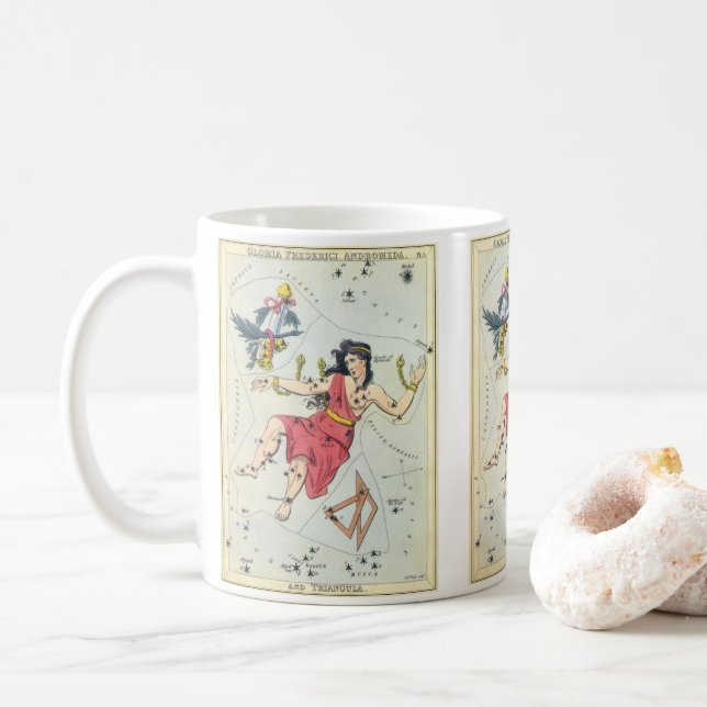 Mug Le miroir de l'Ukraine, la carte céleste de l'astr (Avec donut)