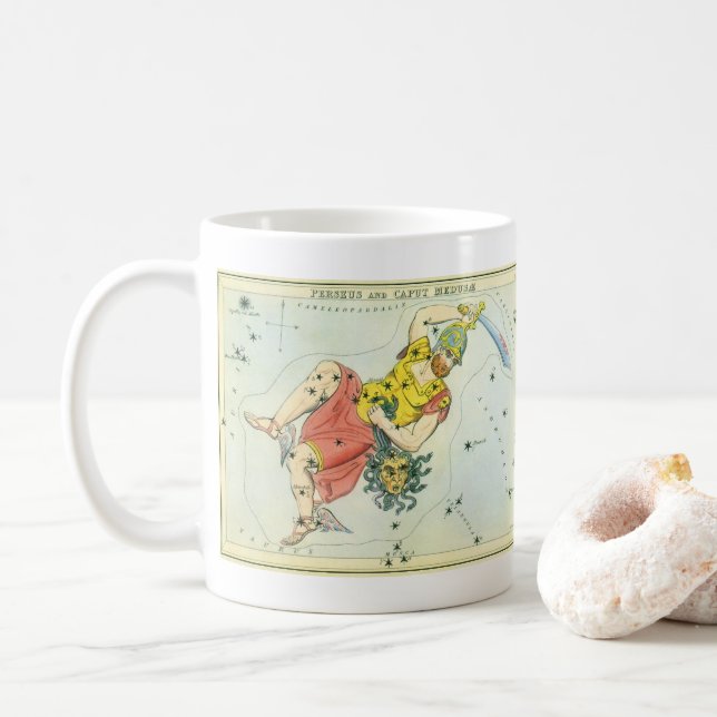Mug Le miroir de l'Ukraine, la carte céleste de l'astr (Avec donut)