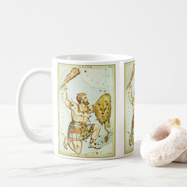 Mug Le miroir de l'Ukraine, la carte céleste de l'astr (Avec donut)