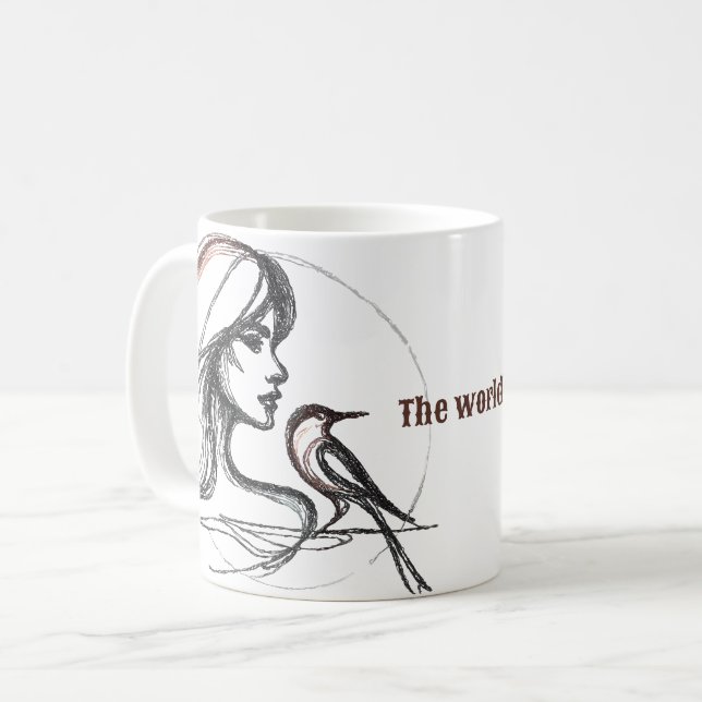 Mug Le monde est votre huître (Devant gauche)