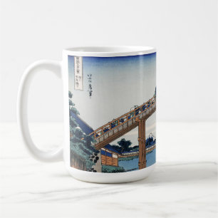 Mug Le mont Housai Fuji vu d'en bas Pont Homme