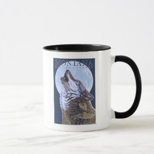 Mug Le Montana -- Grand loup de CountryHowling de ciel