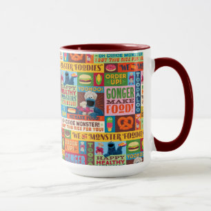 Mug Le Motif de camion Foodie de Cookie Monster